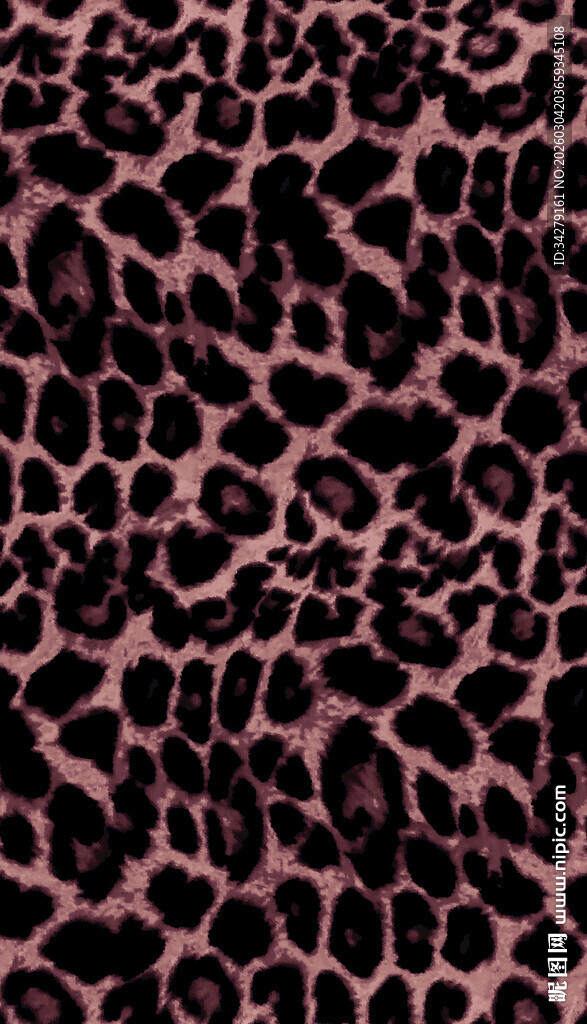 粉色豹纹图案纹理