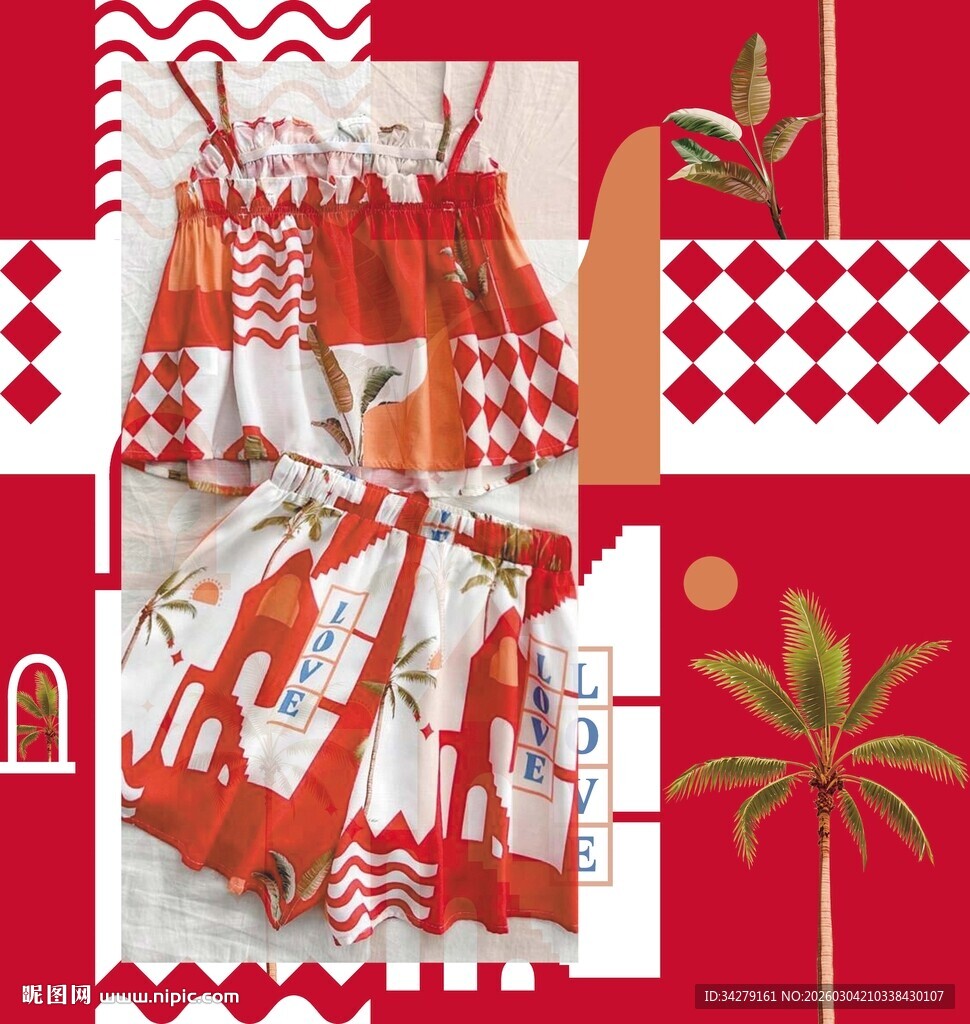 节日主题的装饰物品组合