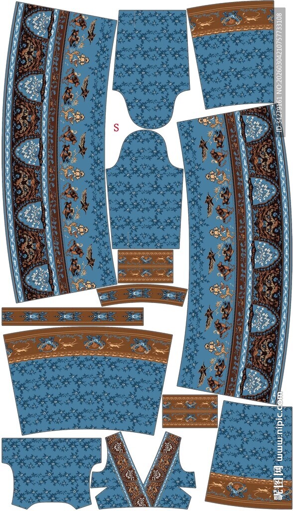 民族风服饰图案设计素材