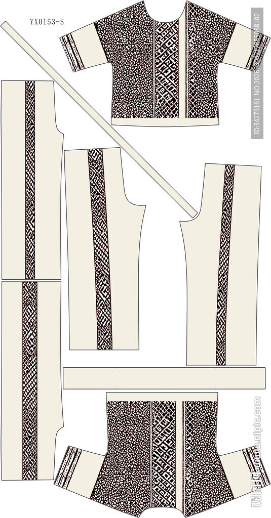 传统服饰纸样设计图