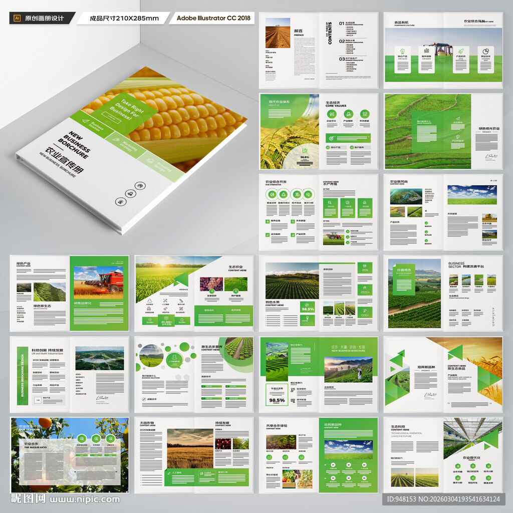 农产品宣传册