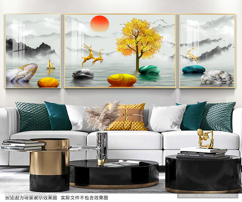 中式客厅装饰画