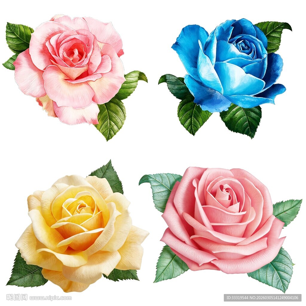 多彩玫瑰花 月季花展示