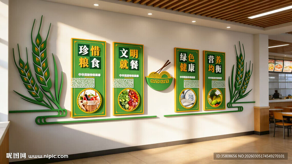 食堂文化墙