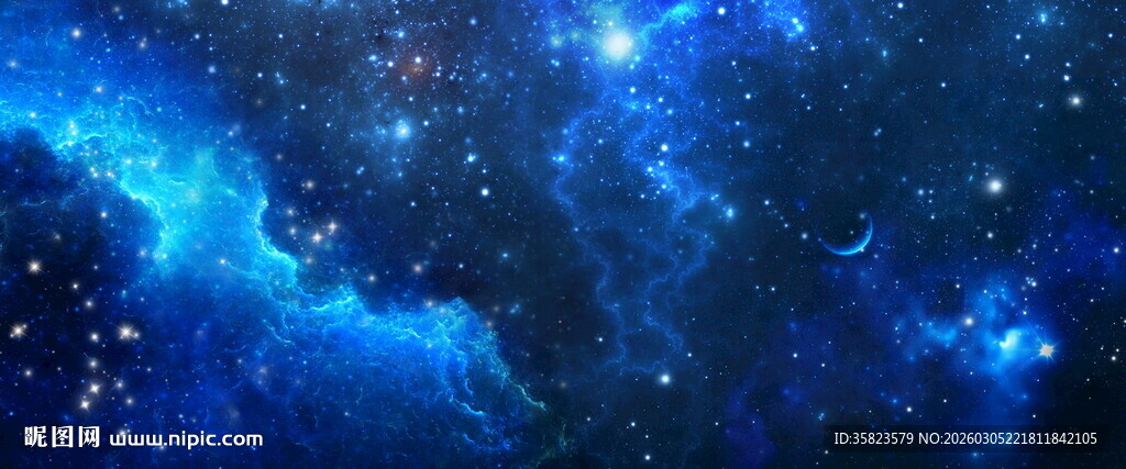 巨幅宇宙星空背景