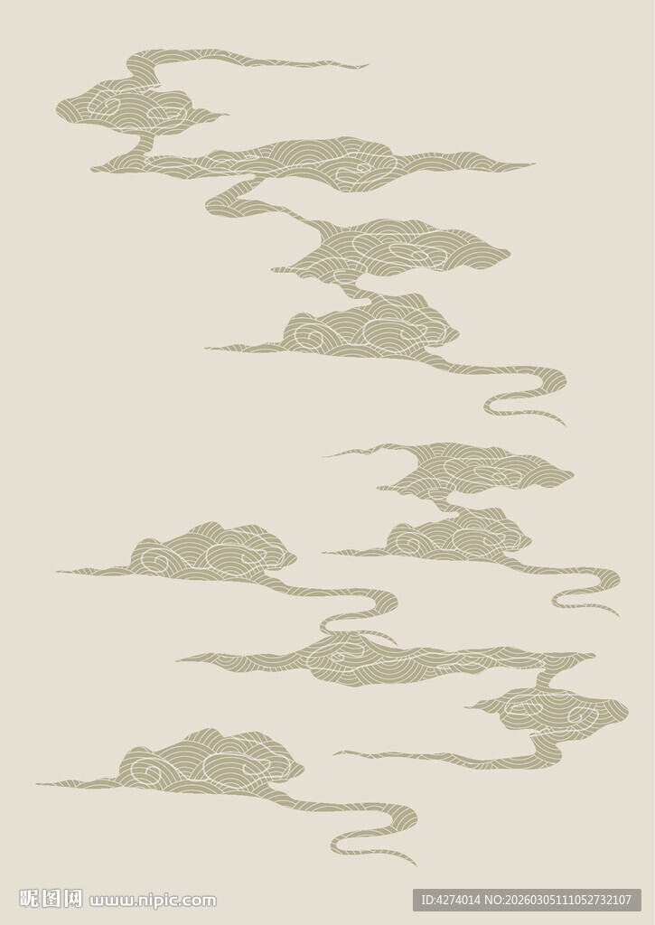 中式云纹图案设计元素