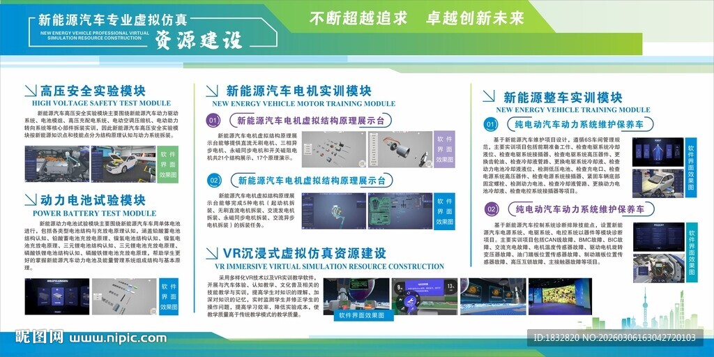 虚拟仿真实训中心介绍新能源汽车