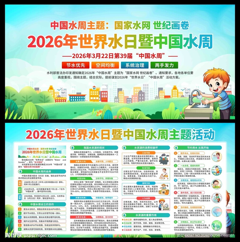 2026年中国水周展板