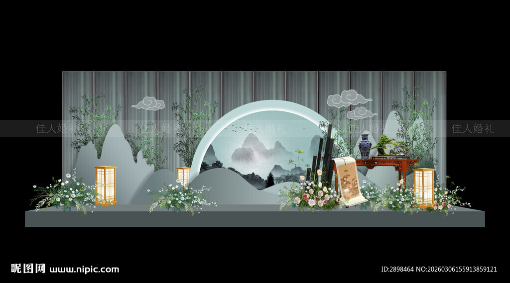 江南水墨风背景