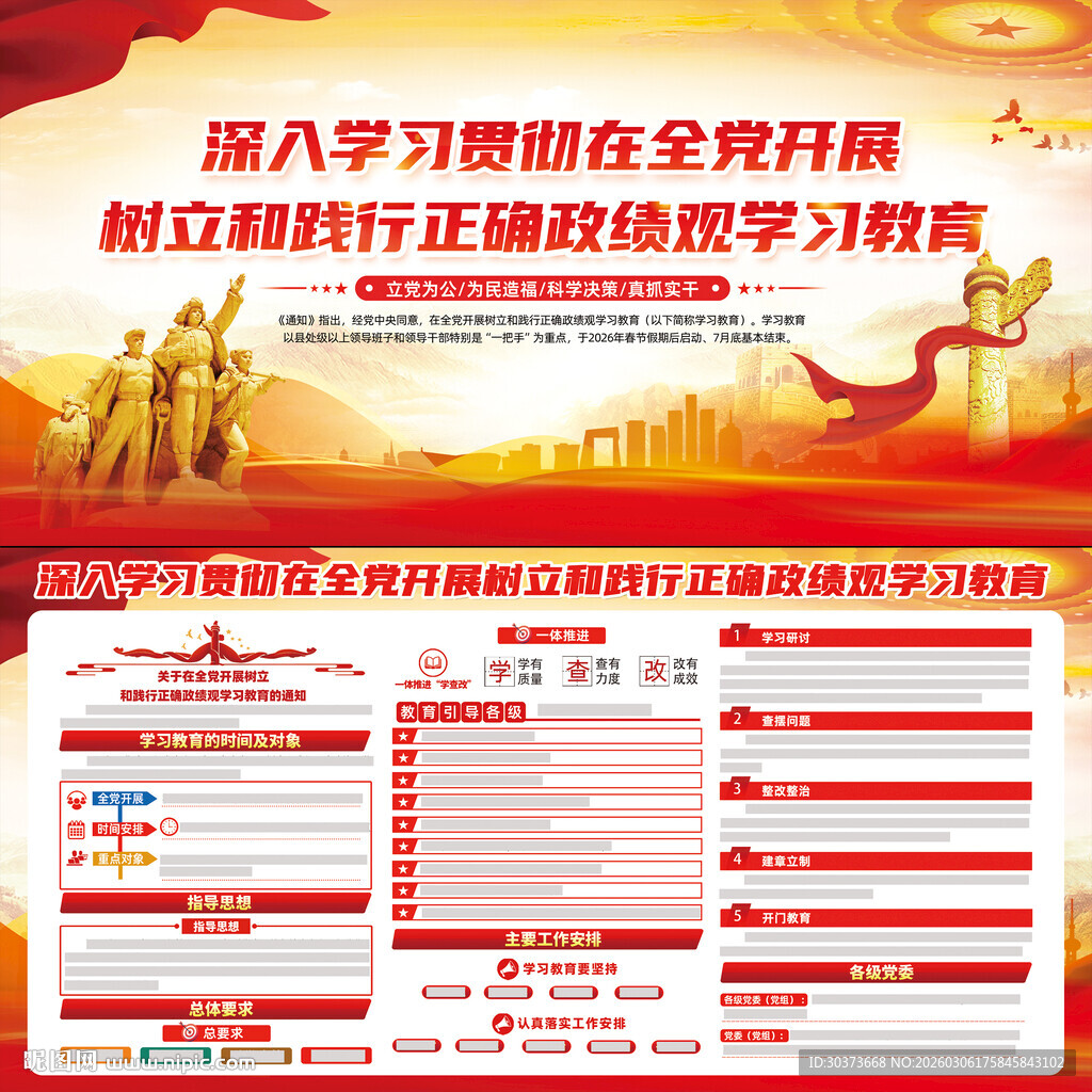 全党开展树立和践行正确政绩观