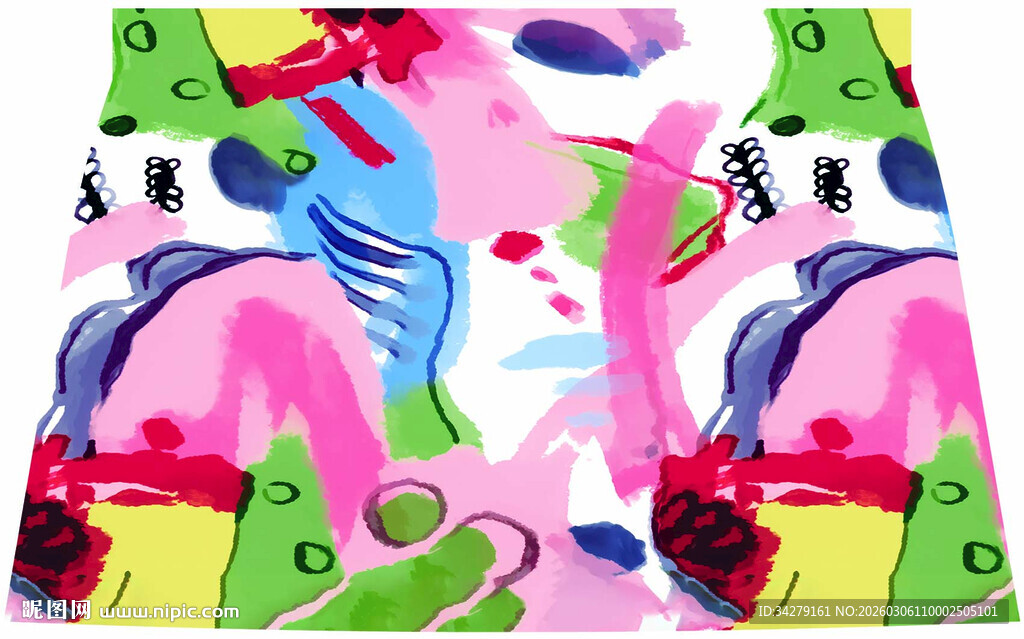 抽象多彩艺术图案设计