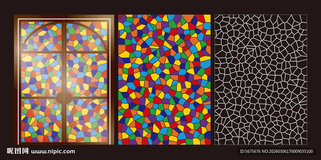 彩色玻璃 七彩玻璃