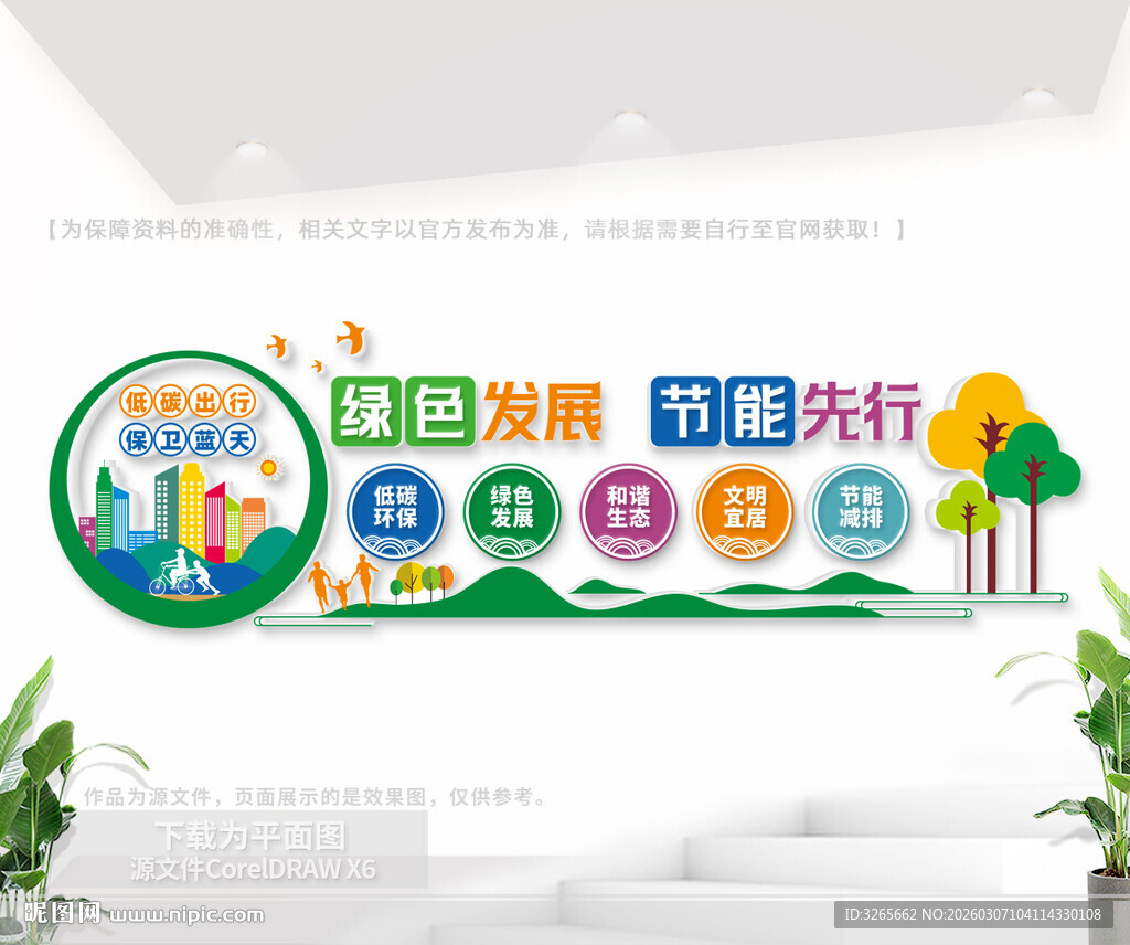 绿色节能文化墙