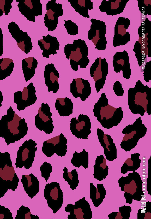 粉色豹纹图案纹理