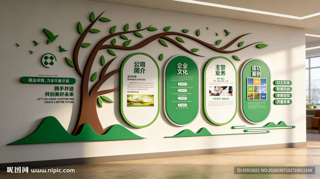 绿色环保文化墙