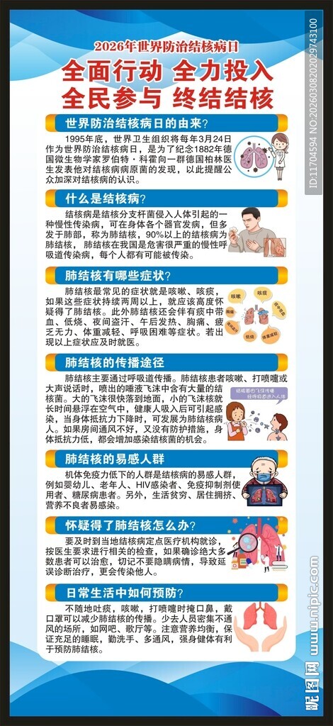世界防治结核病日展架