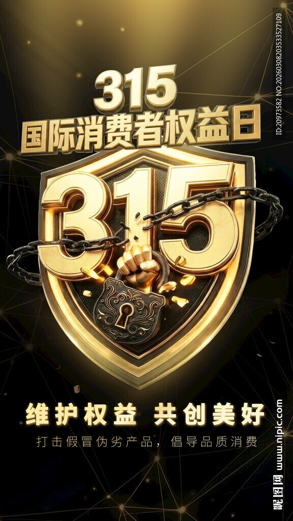 315国际消费者权益日海报