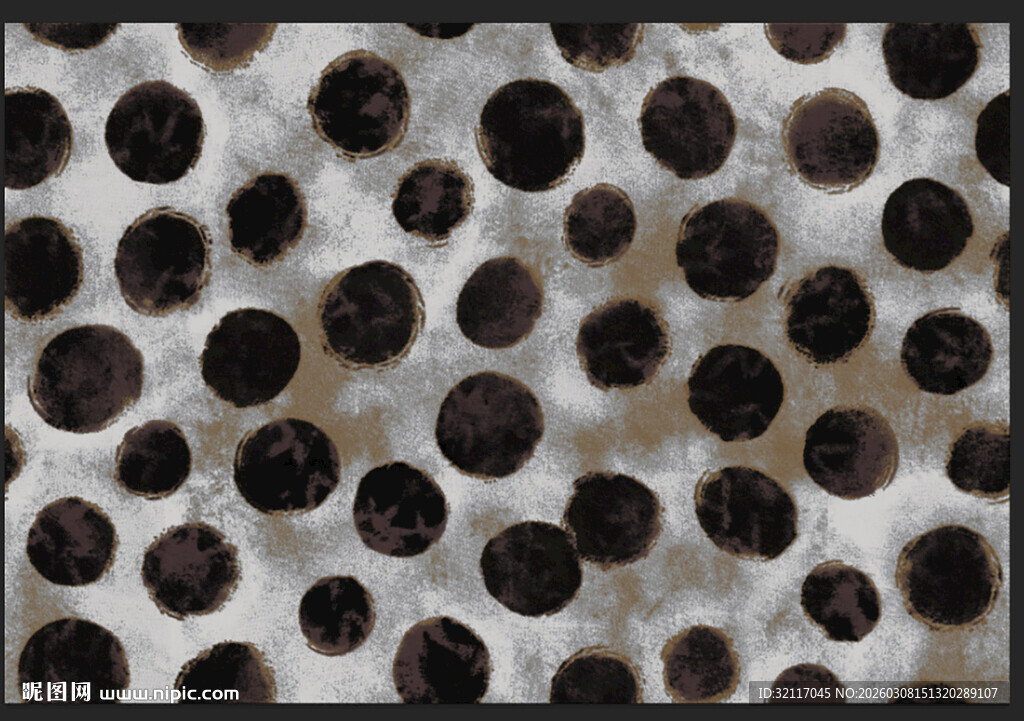 黑白圆点纹理图案