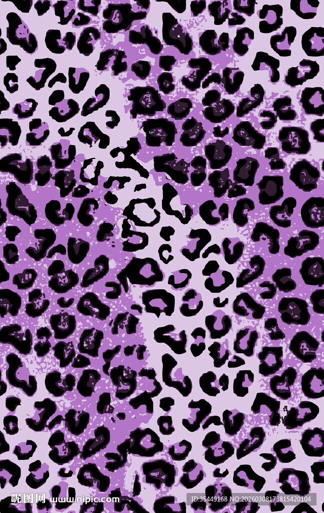 紫色豹纹图案纹理