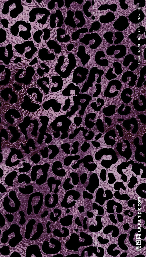 紫色豹纹图案纹理