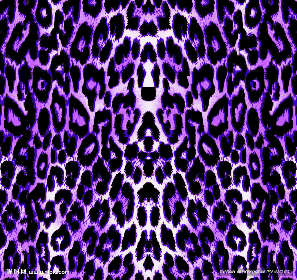 紫色豹纹图案纹理