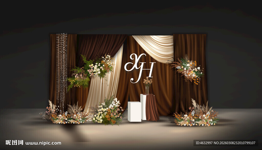 韩式婚礼 布幔婚礼