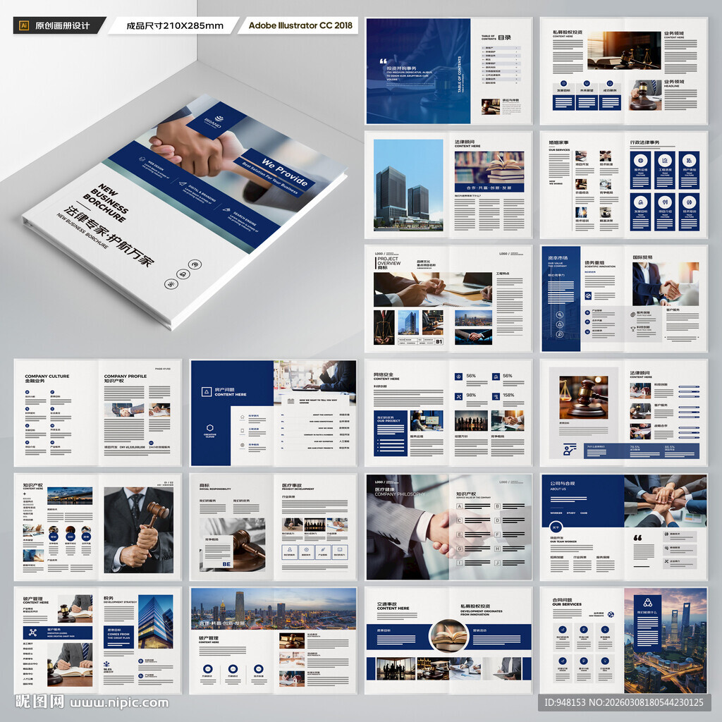 大气律师事务所画册