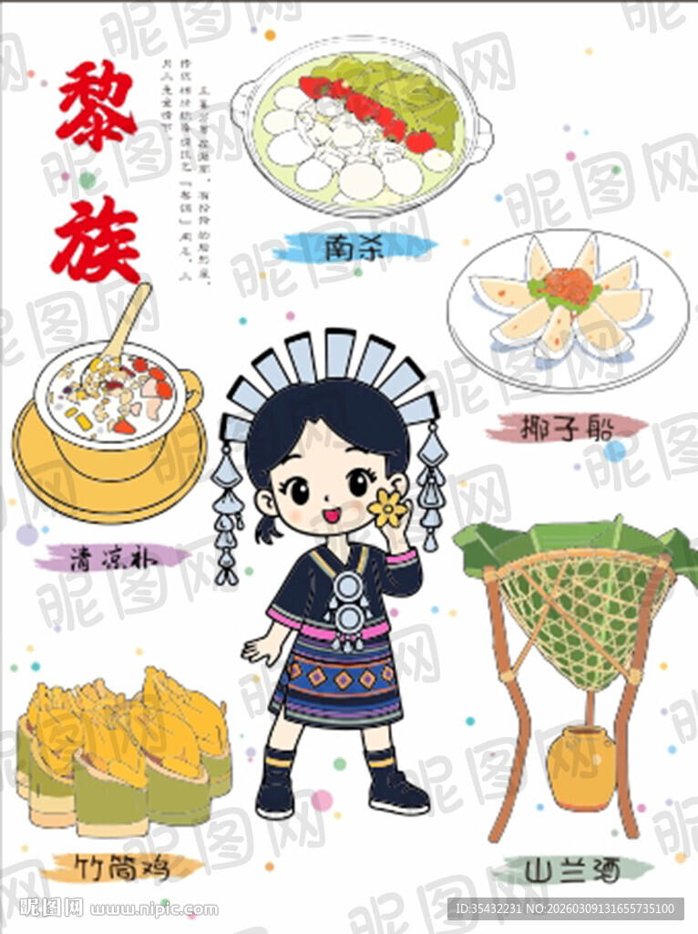 56个民族黎族文化