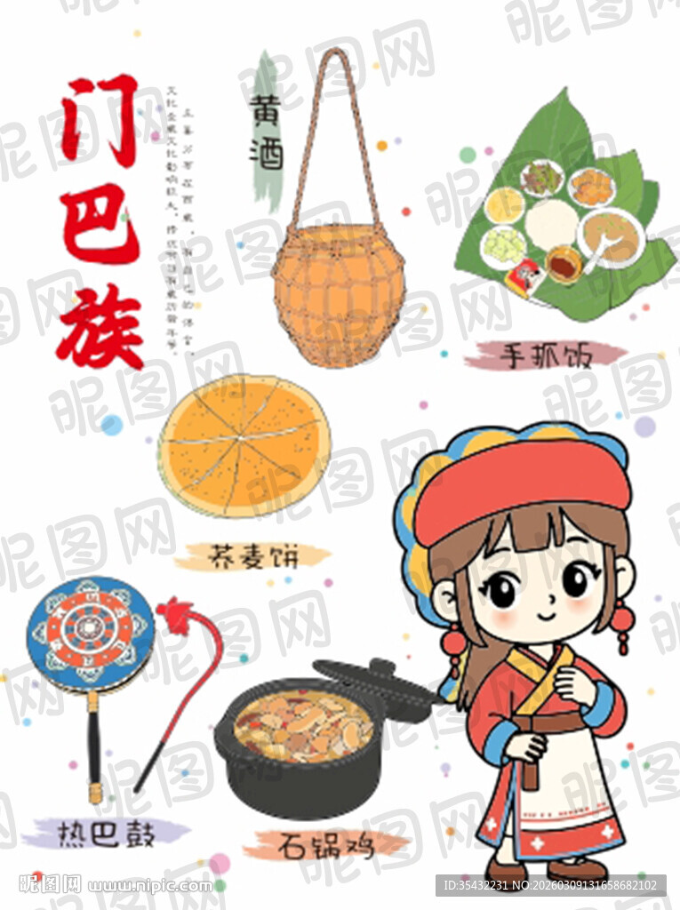 56个民族门巴族文化