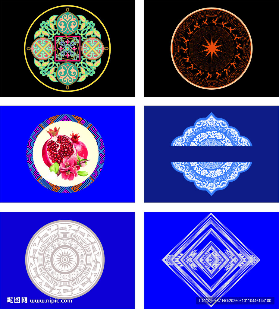 精美传统图案集合