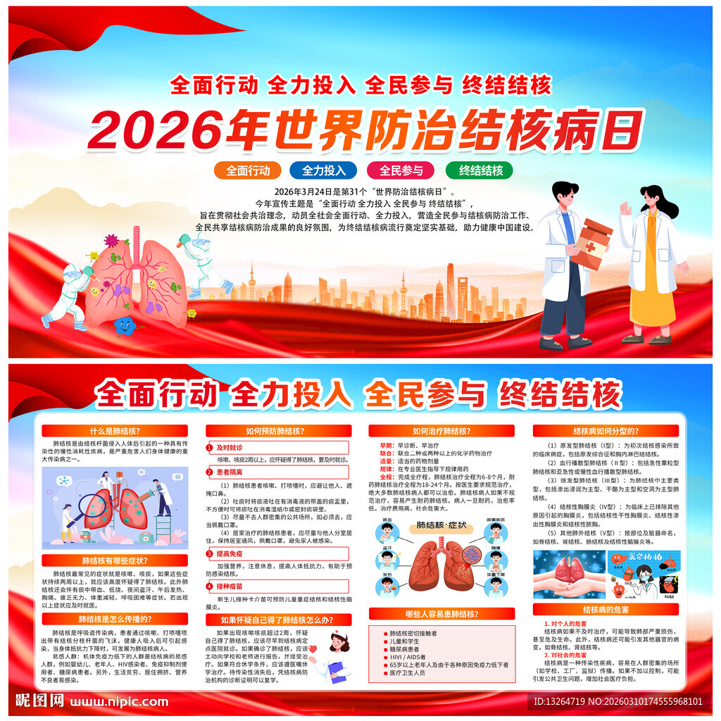 2026年防治结核病日宣传栏