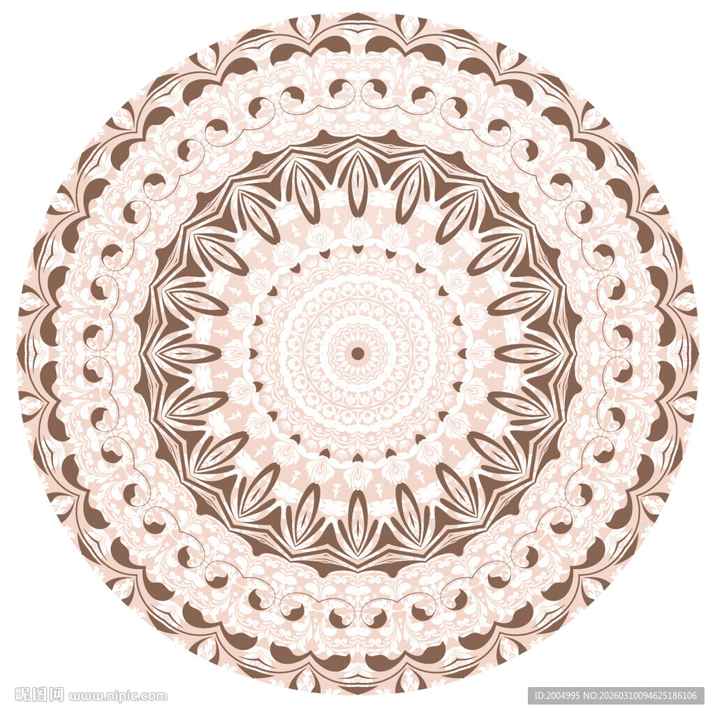圆形古典图案