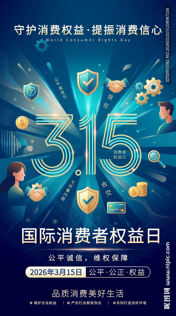 国际消费者权益日宣传图
