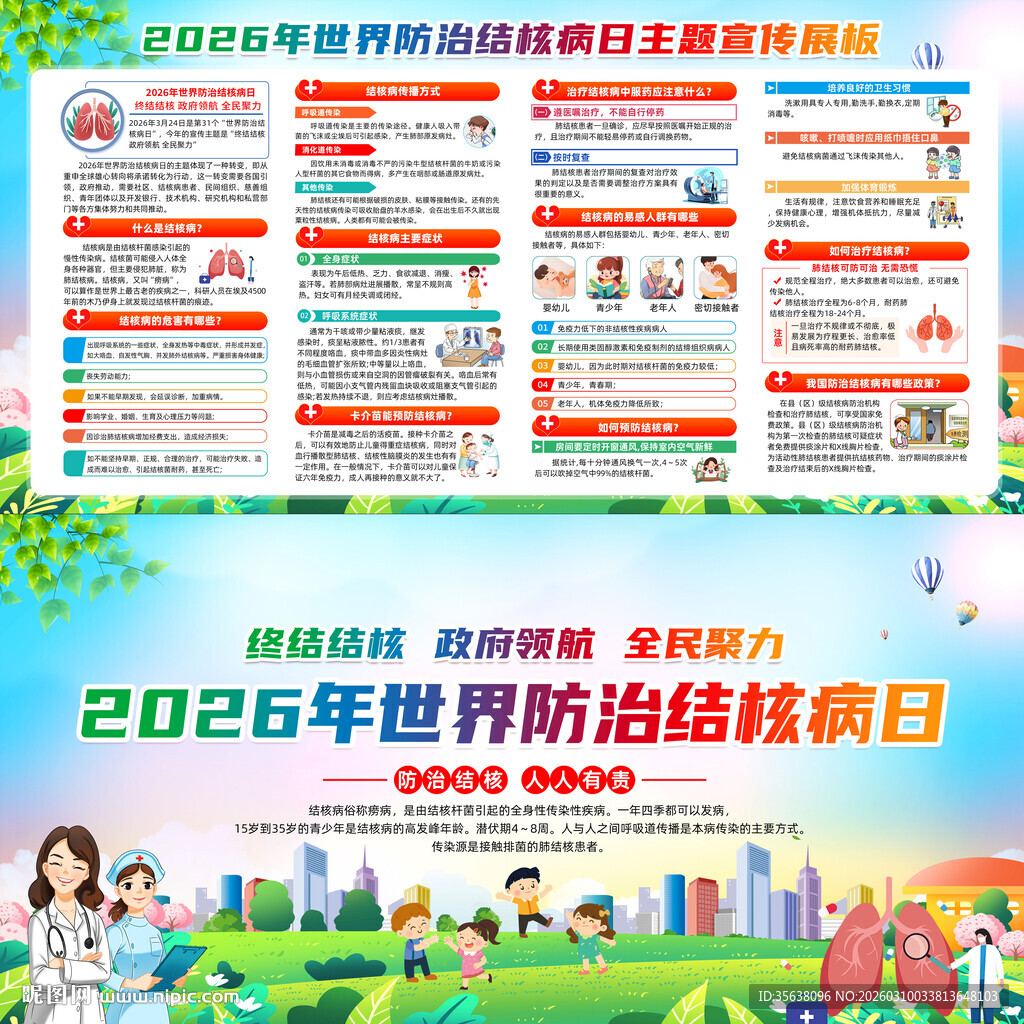 2026年世界防治结核病日展板
