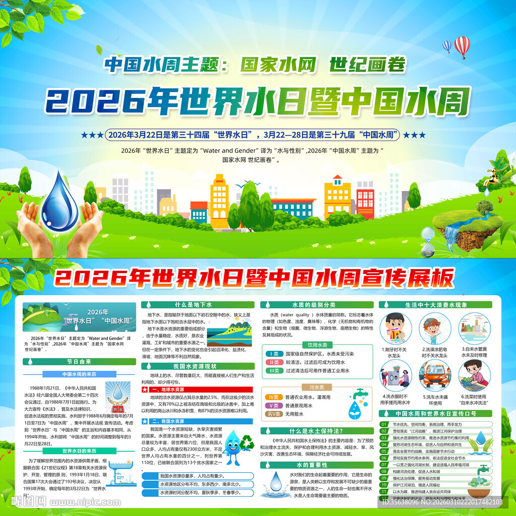 中国水周宣传栏