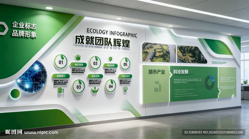 绿色环保文化墙