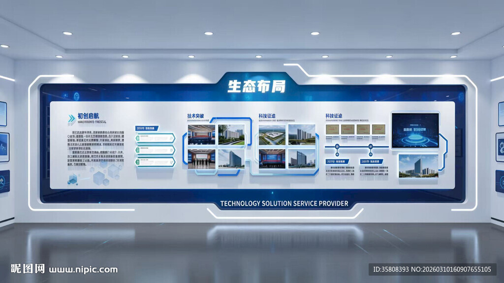 科技企业文化墙