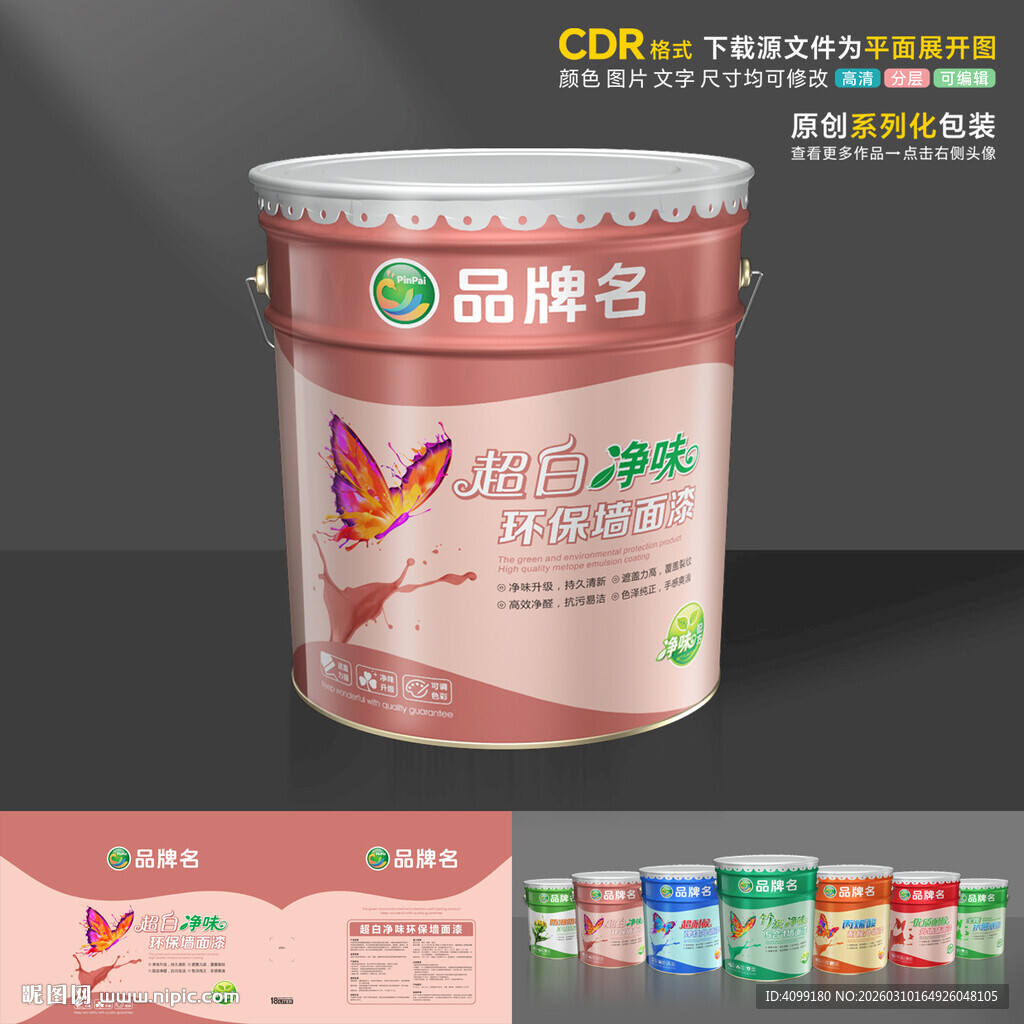 涂料水漆包装产品