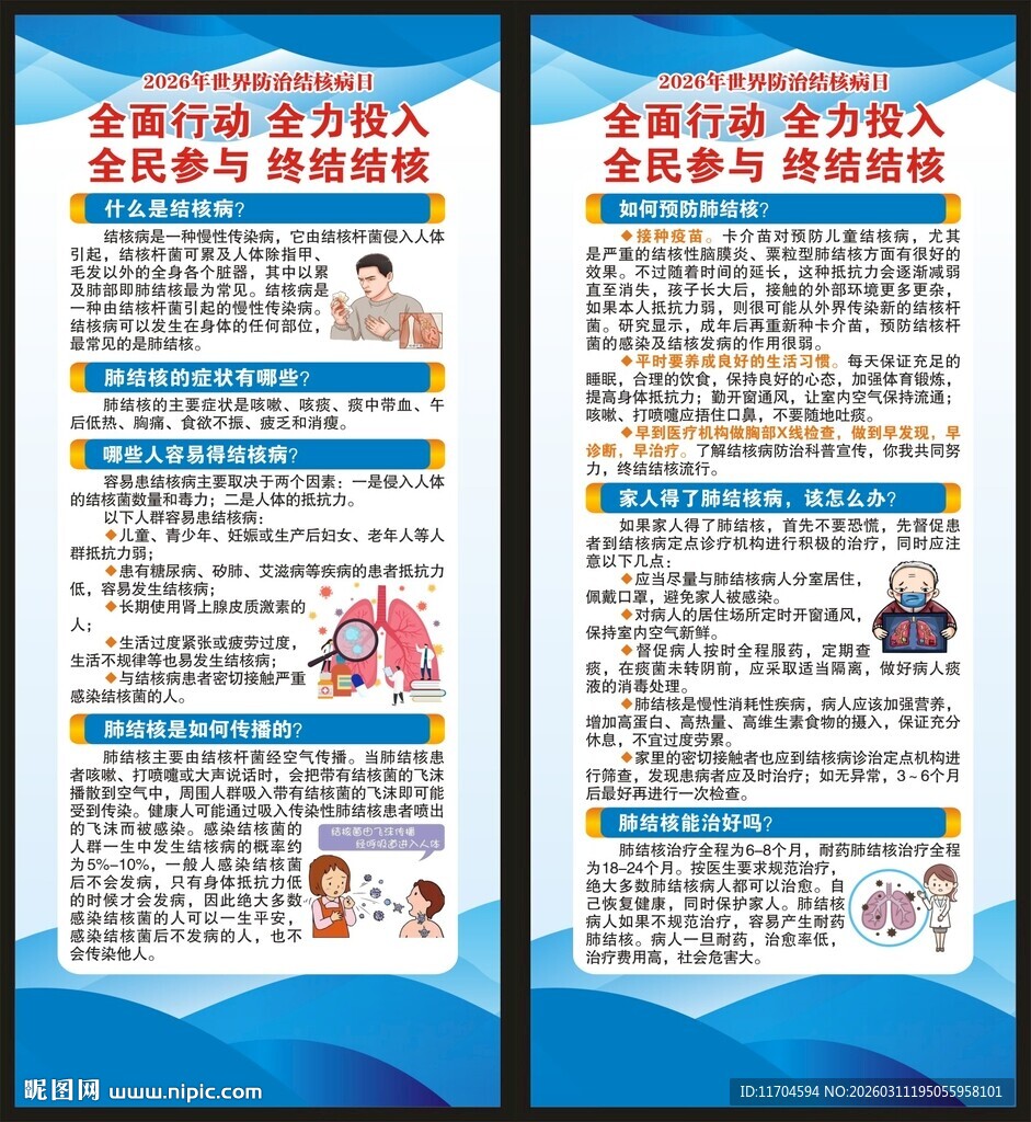 世界防治结核病日展架