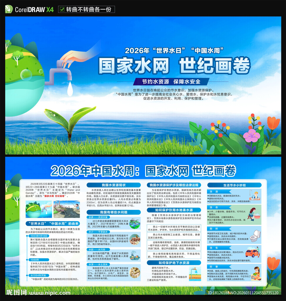 世界水日中国水周展板