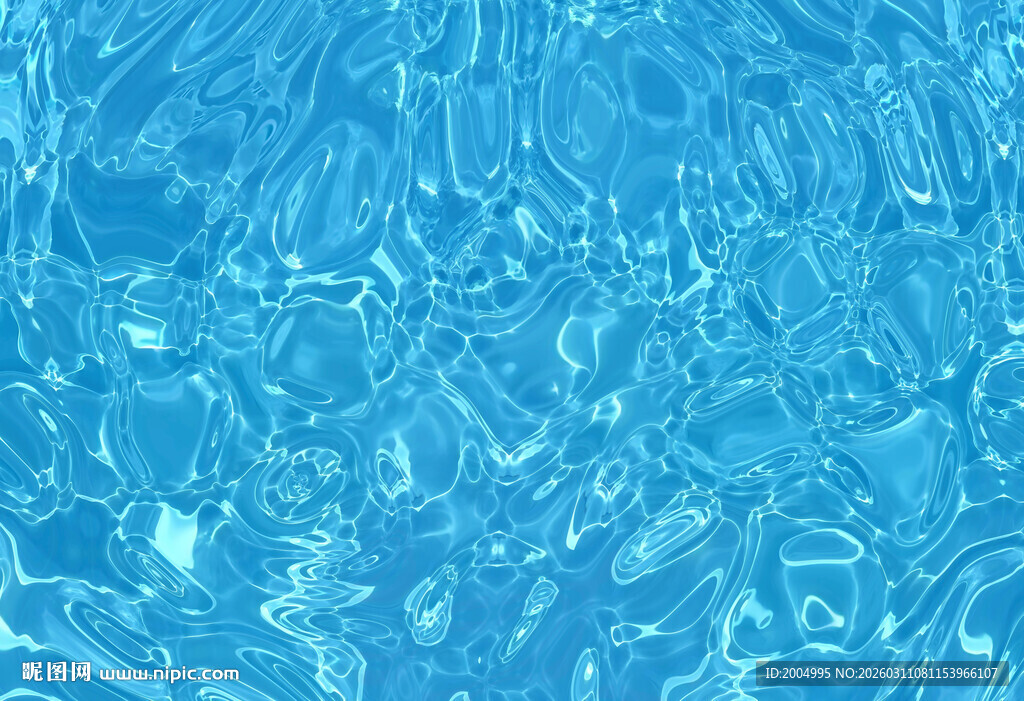 蓝色水波纹