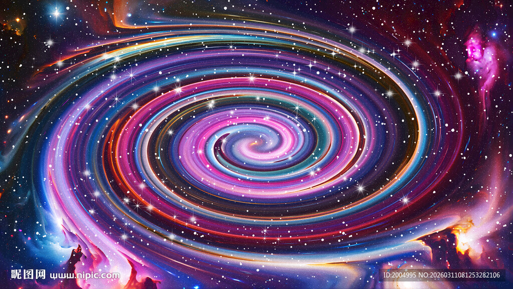 梦幻唯美星空旋涡