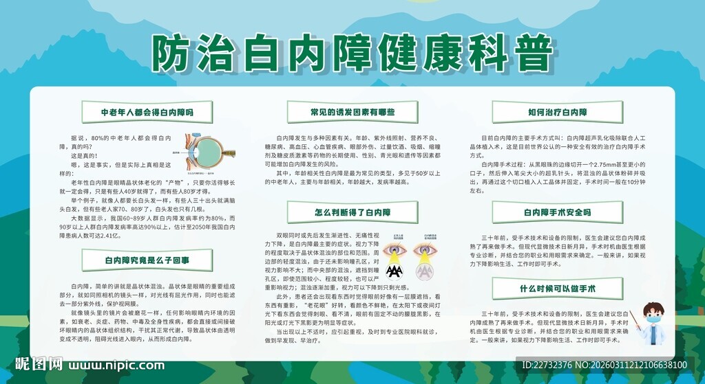 防治白内障健康科普