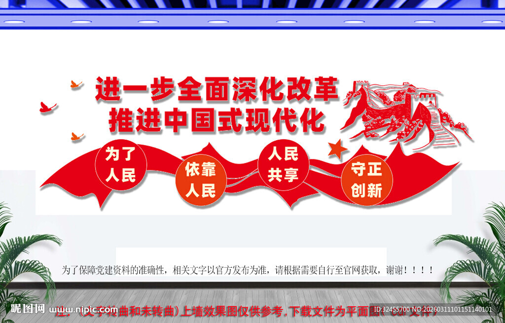 推进中国式现代化文化墙