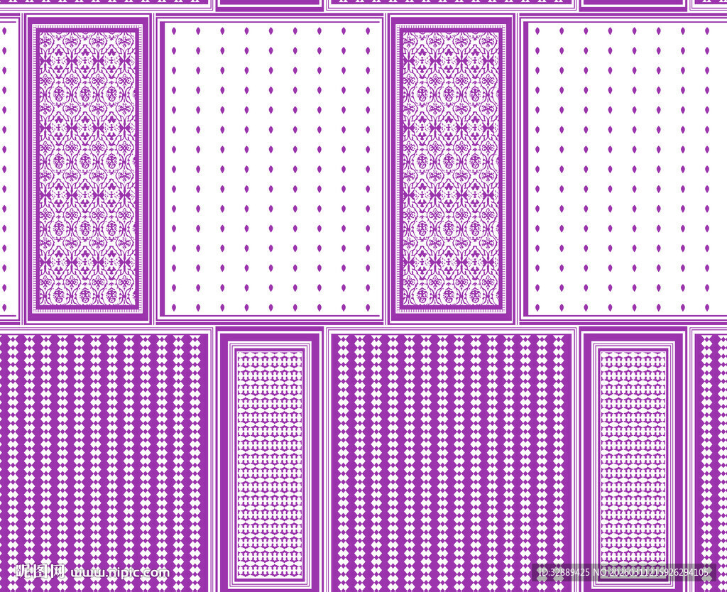 紫色条纹图案设计素材