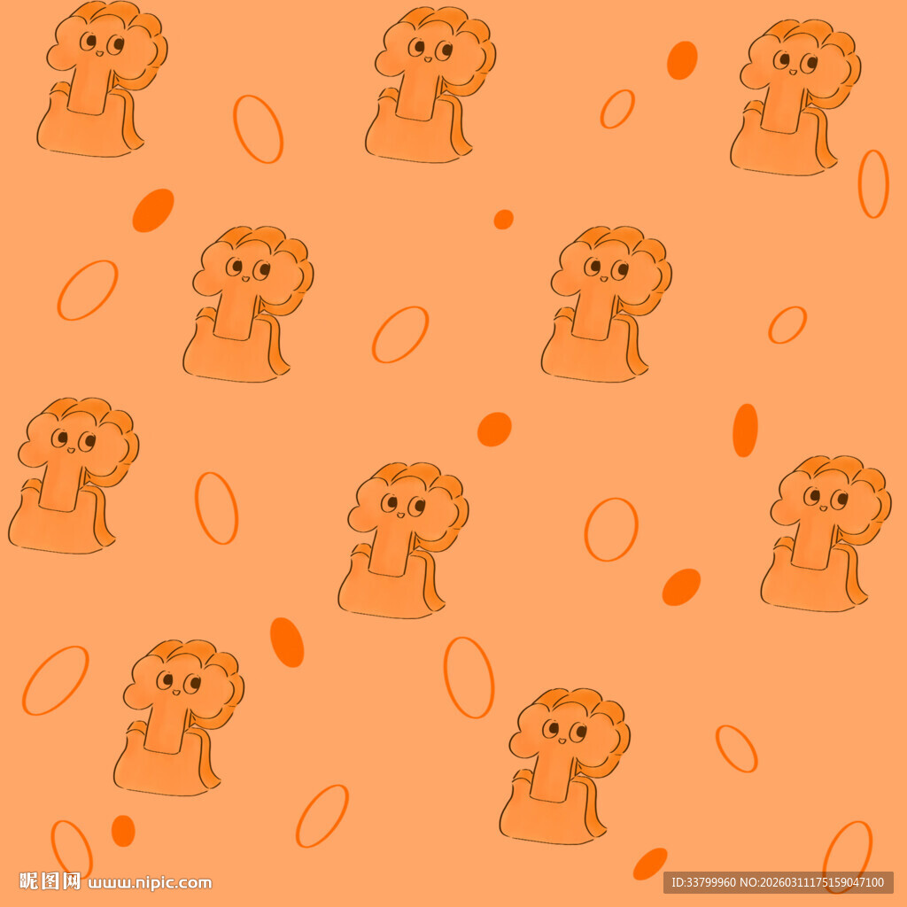 可爱图案背景图