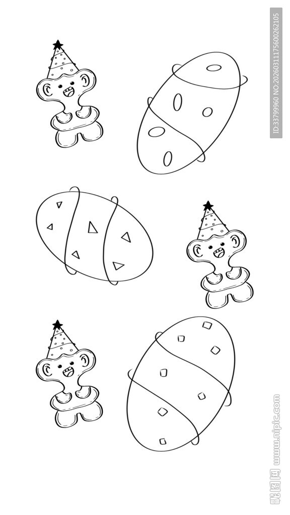 卡通瓢虫简笔画图案