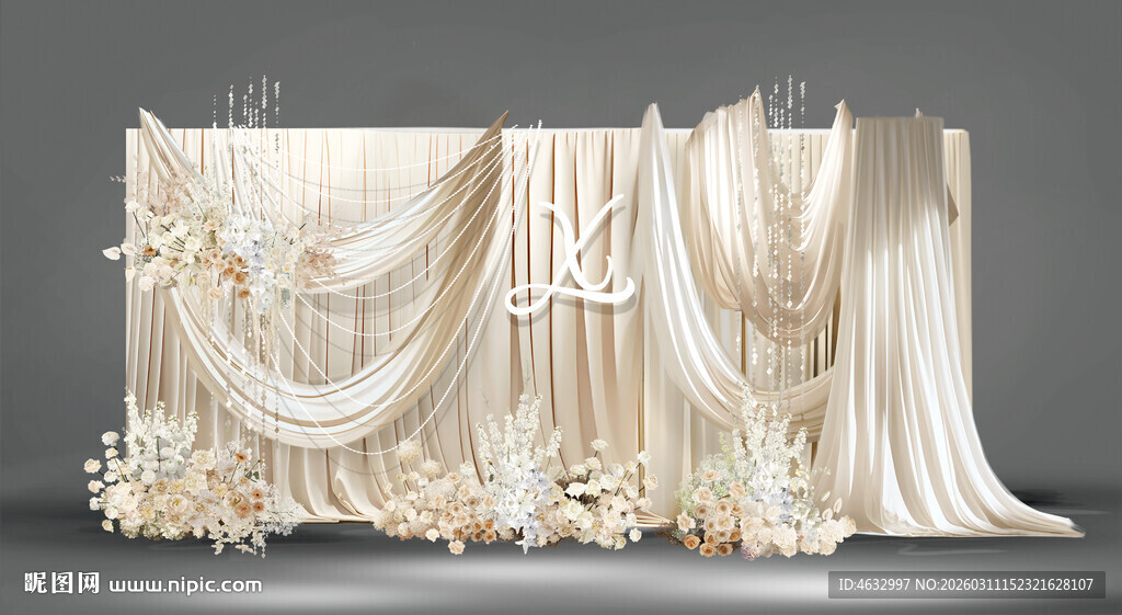 韩式婚礼 布幔婚礼