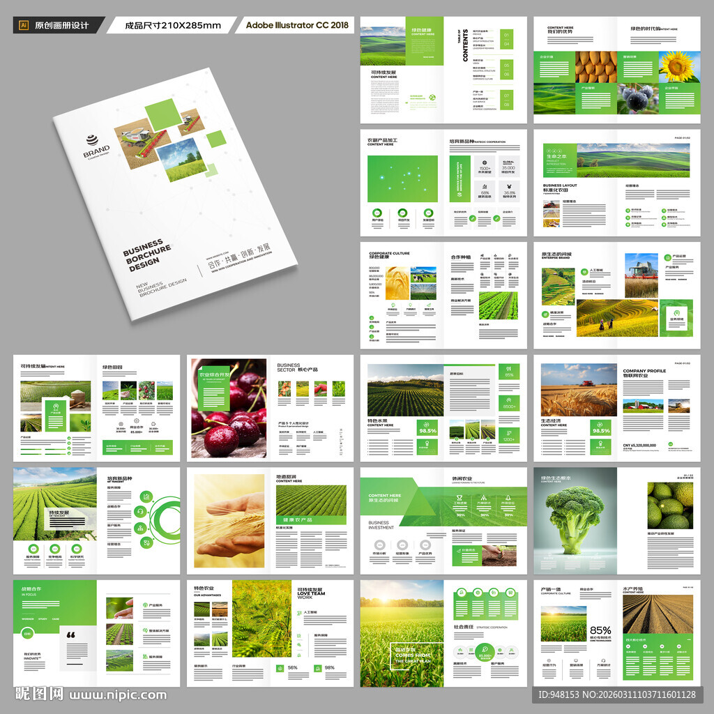 农业合作社画册