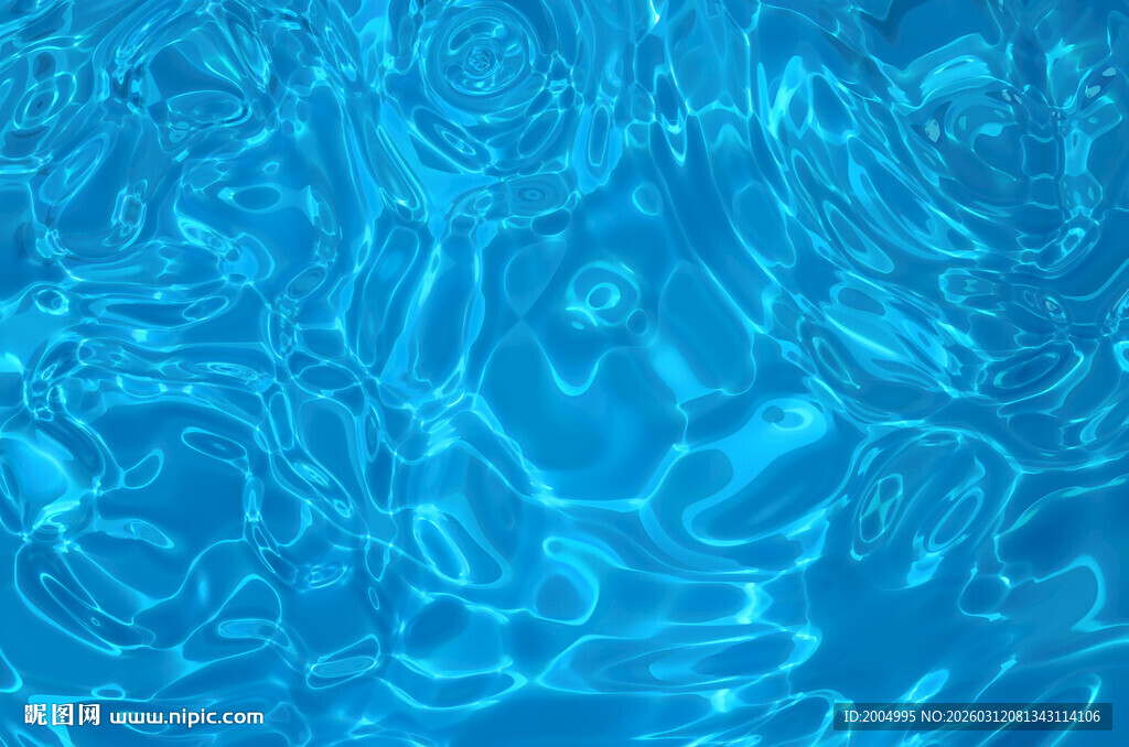 蓝色水波纹